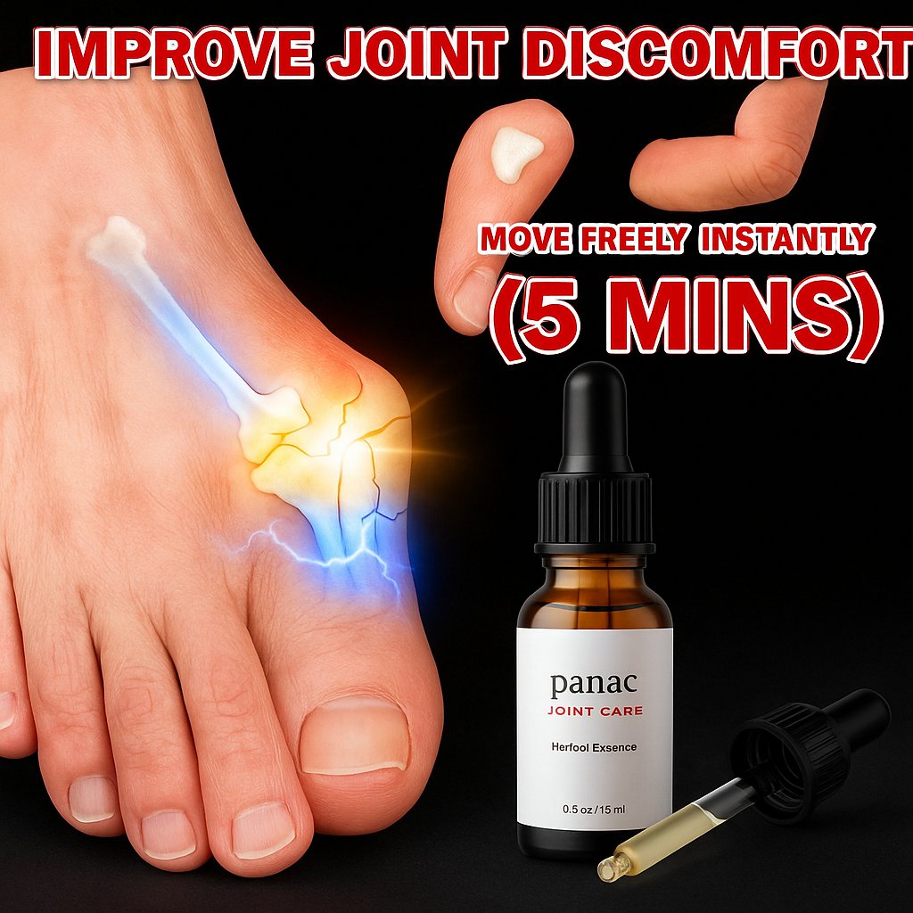 Improve joint discomfort - foot with Panac